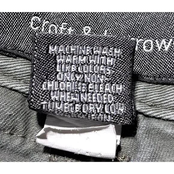 Croft & Barrow Cargo Shorts Mens Size 38 Green 100% Cotton Durable Casual Style - Picture 3 of 4